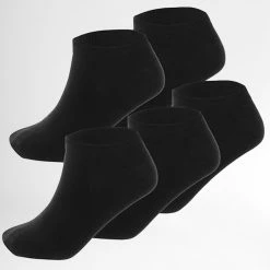 Meilleure affaire 🎁 Lot De 5 Paires De Chaussettes Dongo Noos Noir de Jack And Jones 🤩