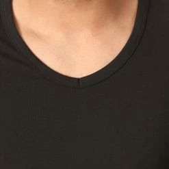 Le moins cher 🔥 Tee 👕 Shirt V Neck Noir de Jack And Jones 🔥 -Jack And Jones Soldes jack and jones 133553 12059219 black noosfw18 20180903T141034 03