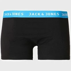 Meilleure vente 👏 Lot De 2 Boxers Rich Noir Bleu Clair Bleu Marine de Jack And Jones 😍 -Jack And Jones Soldes jack and jones 138879 12138240 SURF THE WEB BLUE JEWEL NOOSFW19 20191121T142146 03