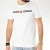Sortie ⌛ Tee 👚 Shirt Corp Logo Blanc de Jack And Jones 🎁