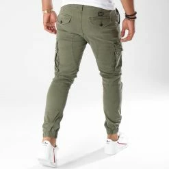 Nouveau 🌟 Pantalon Cargo Slim Fit Paul Flake Vert Kaki de Jack And Jones 😀 -Jack And Jones Soldes jack and jones 148187 12141844 OLIVE NIGHT 20180720T111826 05