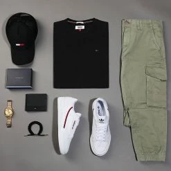 Nouveau 🌟 Pantalon Cargo Slim Fit Paul Flake Vert Kaki de Jack And Jones 😀 -Jack And Jones Soldes jack and jones 148187 12141844 OLIVE NIGHT NOOSFW20 TPDT 20201113T122420 05