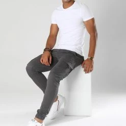 Vente flash 🎁 Pantalon Cargo Paul Flake Gris de Jack And Jones 🎉 -Jack And Jones Soldes jack and jones 150240 12140326 ASPHALT 20180813T153932 03