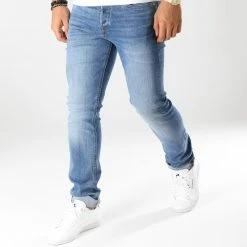 Coupon ❤️ Jean Slim Tim Original Bleu Denim de Jack And Jones 👏