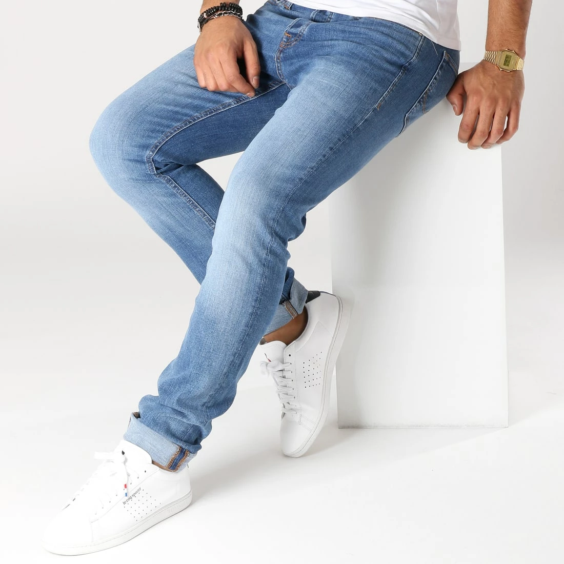 Coupon ❤️ Jean Slim Tim Original Bleu Denim de Jack And Jones 👏 2 Coupon ❤️ Jean Slim Tim Original Bleu Denim de Jack And Jones 👏 – Image 2