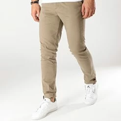Meilleur prix 🔔 Pantalon Chino Marco Bowie Beige de Jack And Jones 🧨