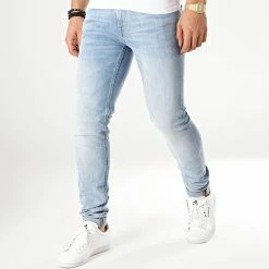 Acheter 🧨 Jean Skinny Liam Original Bleu Wash de Jack And Jones 🔥