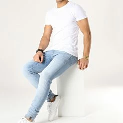 Acheter 🧨 Jean Skinny Liam Original Bleu Wash de Jack And Jones 🔥 -Jack And Jones Soldes jack and jones 166718 12149678 BLUE DENIM NOOSSS19 20190129T094436 03