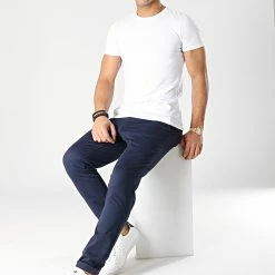 Meilleure affaire 🎁 Pantalon Chino Marco Bleu Marine de Jack And Jones 😍 -Jack And Jones Soldes jack and jones 167892 12150148 NAVY BLAZER 20190122T150011 03