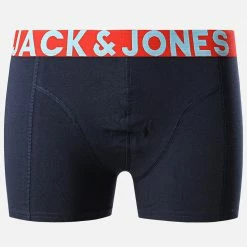 Remise 🤩 Lot De 3 Boxers Crazy Solid Noir Gris Anthracite Bleu Marine de Jack And Jones 🌟 -Jack And Jones Soldes jack and jones 190584 12151349 BLACK NAVY BLAZER 20190725T145944 03