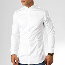 Top 10 ⌛ Chemise Manches Longues Parma Blanc de Jack And Jones ❤️