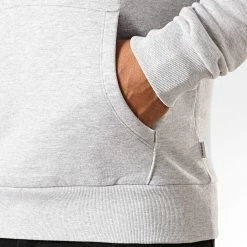 Meilleur prix 🎉 Sweat Capuche Corp Logo Gris Chiné de Jack And Jones 🎉 -Jack And Jones Soldes jack and jones 192473 12152840 LIGHT GREY MEL 20190809T143657 04