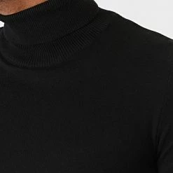 Vente flash 🧨 Pull Col Roulé Emil Noir de Jack And Jones ❤️ -Jack And Jones Soldes jack and jones 197343 12157417 BLACK 20190916T164920 03