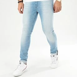 Offres ✨ Jean Skinny Liam Bleu Wash de Jack And Jones 👍