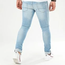 Offres ✨ Jean Skinny Liam Bleu Wash de Jack And Jones 👍 -Jack And Jones Soldes jack and jones 205731 12166845 BLUE DENIM 20191212T145935 04