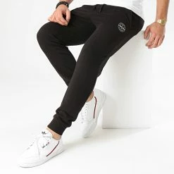 Top 10 🔔 Pantalon Jogging Viy Noir de Jack And Jones 🌟 -Jack And Jones Soldes jack and jones 209974 12165322 BLACK 20200124T154648 03