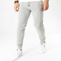 Remise 😀 Pantalon Jogging Viy Gris Chiné de Jack And Jones ✨