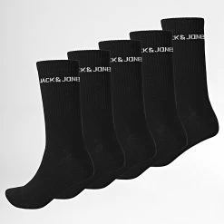 Les meilleures critiques de 💯 Lot De 5 Paires De Chaussettes Basic Logo Noir de Jack And Jones 😉