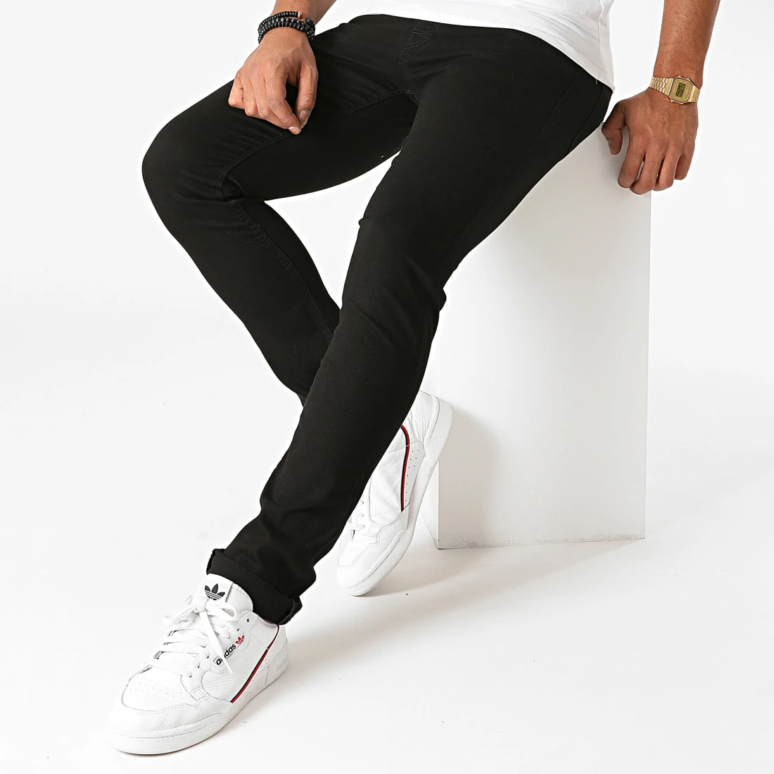 Budget 🤩 Jean Slim Glenn Felix Noir de Jack And Jones 🥰 3 Budget 🤩 Jean Slim Glenn Felix Noir de Jack And Jones 🥰 – Image 3