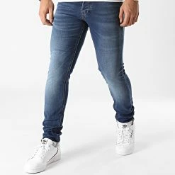 Sortie 🔔 Jean Slim Glenn Bleu Denim de Jack And Jones 😉