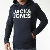 Sortie ✨ Sweat Capuche Corp Logo Bleu Marine de Jack And Jones 👏