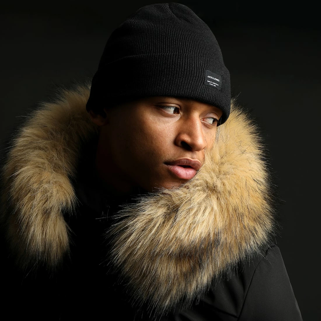 Coupon ✨ Bonnet DNA 12092815 Noir de Jack And Jones ⭐ 3 Coupon ✨ Bonnet DNA 12092815 Noir de Jack And Jones ⭐ – Image 3