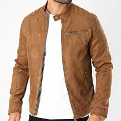 Acheter 🔔 Veste Biker Rocky Camel de Jack And Jones 🧨 6 Acheter 🔔 Veste Biker Rocky Camel de Jack And Jones 🧨 -Jack And Jones Soldes jack and jones 242271 12147218 COGNAC FAKE SUED 20201117T115847 03