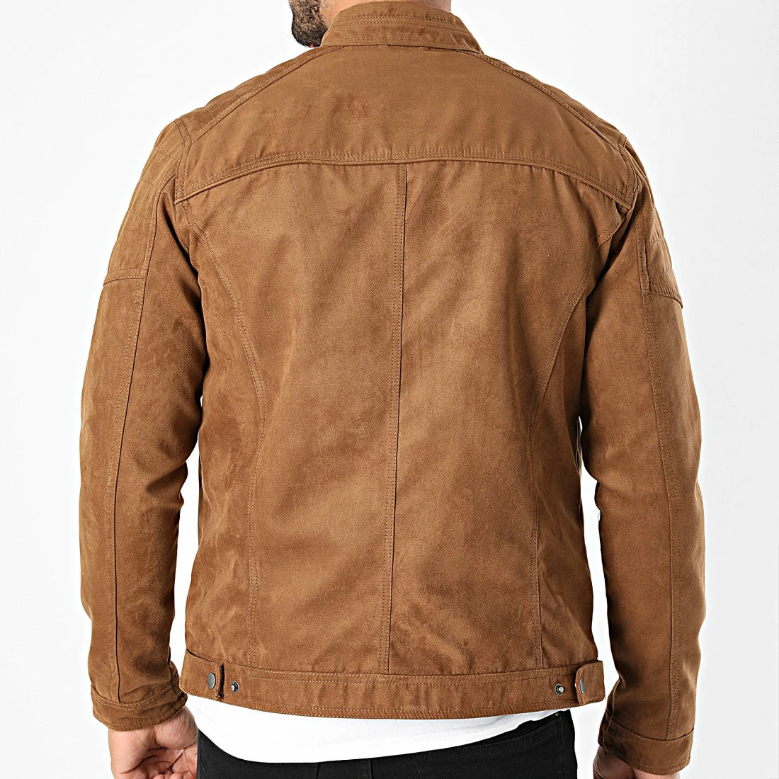Acheter 🔔 Veste Biker Rocky Camel de Jack And Jones 🧨 4 Acheter 🔔 Veste Biker Rocky Camel de Jack And Jones 🧨 – Image 4