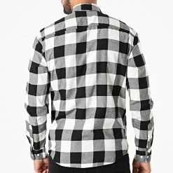 Bon marché ✨ Chemise Manches Longues Gingham Carreaux Blanc Noir de Jack And Jones 💯 7 Bon marché ✨ Chemise Manches Longues Gingham Carreaux Blanc Noir de Jack And Jones 💯 -Jack And Jones Soldes jack and jones 244124 12181602 WHISPER WHITE 20201215T092922 04