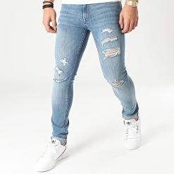 Top 10 🤩 Jean Skinny Liam Original Bleu Denim de Jack And Jones ⭐