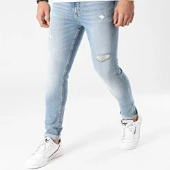 Meilleur prix 🥰 Jean Skinny Liam Original 037 Bleu Wash de Jack And Jones ✔️