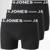 Sortie 😀 Lot De 3 Boxers Sense Noir de Jack And Jones 👍