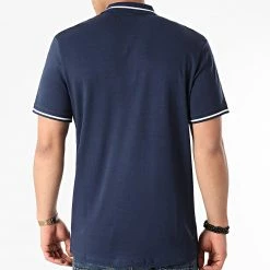 Acheter 👏 Polo Manches Courtes Jersey 12180891 Bleu Marine de Jack And Jones ⌛ -Jack And Jones Soldes jack and jones 250682 12180891 NAVY BLAZER 20210210T120044 04