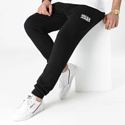 Promo 🔥 Pantalon Jogging Gordon Newsoft Noir de Jack And Jones 😉 -Jack And Jones Soldes jack and jones 254169 12178421 BLACK 20210311T143128 03