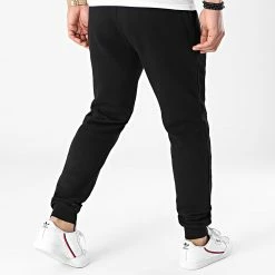 Promo 🔥 Pantalon Jogging Gordon Newsoft Noir de Jack And Jones 😉 -Jack And Jones Soldes jack and jones 254169 12178421 BLACK 20210311T143130 04