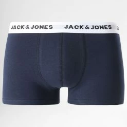 Meilleure vente 💯 Lot De 5 Boxers 12182064 Bleu Rouge Gris Chiné Noir de Jack And Jones 🤩 -Jack And Jones Soldes jack and jones 255150 12182064 BLACK SURF THE WEB 20210310T085415 03