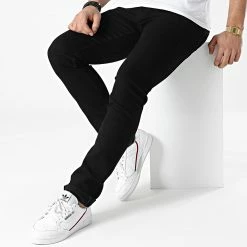 Grosses soldes ❤️ Jean Slim Glenn Original Noir de Jack And Jones 🌟 -Jack And Jones Soldes jack and jones 255179 12182965 BLACK DENIM 20210319T140217 03