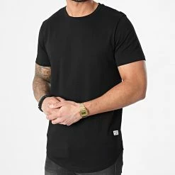 Le moins cher 🥰 Tee 👕 Shirt Oversize Noa Noir de Jack And Jones ✨ -Jack And Jones Soldes jack and jones 256267 12113648 BLACK 20210311T160404 03
