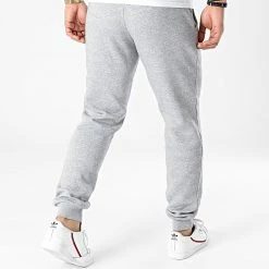 Meilleure vente ❤️ Pantalon Jogging Gordon Soft Gris Chiné de Jack And Jones ⭐ -Jack And Jones Soldes jack and jones 256416 12195726 LIGHT GREY MELANGE 20210415T160507 04