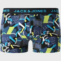 De gros ⭐ Lot De 5 Boxers ☀️ Summer Print 12192796 Bleu Vert de Jack And Jones ⌛ -Jack And Jones Soldes jack and jones 256443 12192796 BLAZING YELLOW NAVY 20210331T160519 03