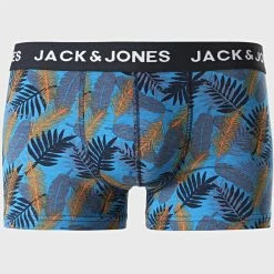 De gros ⭐ Lot De 5 Boxers ☀️ Summer Print 12192796 Bleu Vert de Jack And Jones ⌛ -Jack And Jones Soldes jack and jones 256443 12192796 BLAZING YELLOW NAVY 20210331T160525 06