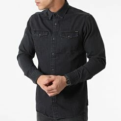 Top 10 🥰 Chemise Jean Manches Longues Sheridan Noir de Jack And Jones 🥰 -Jack And Jones Soldes jack and jones 256456 12138115 BLACK DENIM 20210316T162456 03