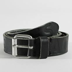 Meilleure vente 👍 Ceinture Porto Logo 12192629 Noir de Jack And Jones 🛒
