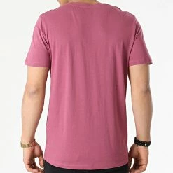 Nouveau 🌟 Tee 👕 Shirt Choll Rose Foncé de Jack And Jones 🥰 -Jack And Jones Soldes jack and jones 258821 12186317 HAWTHORN ROSE 20210326T154249 04
