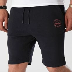 Sortie 🌟 Short Jogging Shark Bleu Marine de Jack And Jones ⌛