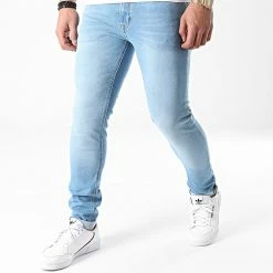 Coupon ✔️ Lot De 2 👖 Jeans Skinny Liam Original Bleu Denim de Jack And Jones 😉 -Jack And Jones Soldes jack and jones 260230 12191920 BLUE DENIM BLUE DENIM 20210409T144355 05