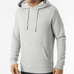 Promo 😉 Lot De 2 Sweats Capuche Basic Noir Gris Chiné de Jack And Jones 🔔 -Jack And Jones Soldes jack and jones 260238 12191218 BLACK 1BLACK 12G 20210401T163609 04