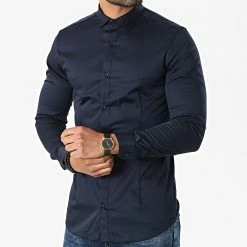 Les meilleures critiques de ⌛ Chemise Manches Longues Parma Bleu Marine de Jack And Jones 👍