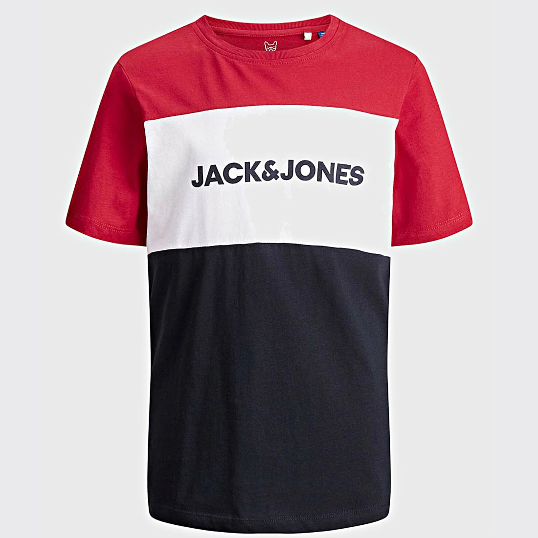 Grosses soldes ⌛ Tee 👚 Shirt Enfant Logo Block 12174282 Rouge Bleu Marine de Jack And Jones 🛒 1 Grosses soldes ⌛ Tee 👚 Shirt Enfant Logo Block 12174282 Rouge Bleu Marine de Jack And Jones 🛒