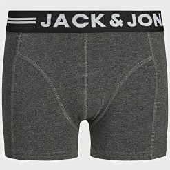 Meilleure vente ✨ Lot De 3 Boxers Enfant Lichfield 12149294 Bordeaux Bleu Marine Gris Anthracite de Jack And Jones 😀 -Jack And Jones Soldes jack and jones 261062 12149294 DARK GREY MEL BURGUNDY 20210412T145625 03